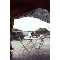 Chaise De Jardin Pliante FERMOB Bistro Métal - Blanc -Faites partie du mobilier de jardin. 010101 chaise jardin pliante fermob bistro metal blanc