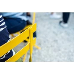 Chaise De Jardin Pliante FERMOB Bistro Métal - Miel -Faites partie du mobilier de jardin. 010173 chaise de jardin pliante fermob bistro metal miel structure