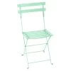 Chaise De Jardin Pliante FERMOB Bistro Métal - Vert Opaline -Faites partie du mobilier de jardin. 010183 chaise jardin pliante fermob bistro metal vert opaline