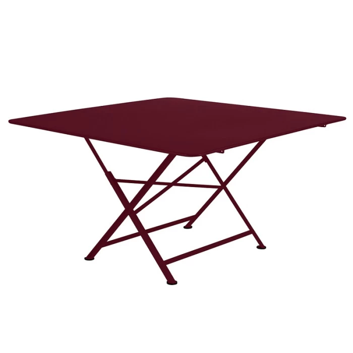 Table De Jardin FERMOB Cargo 128 X 128 Cm - Cerise Noire 3 Table De Jardin FERMOB Cargo 128 X 128 Cm - Cerise Noire