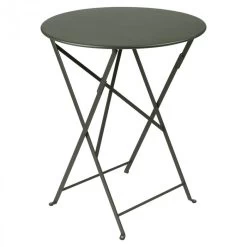 Table De Jardin 2 Personnes FERMOB Bistro Ø 60 Cm - Romarin