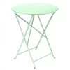 Table De Jardin 2 Personnes FERMOB Bistro Ø 60 Cm - Vert Opaline -Faites partie du mobilier de jardin. 024583 table jardin fermob bistro 60 vert opaline