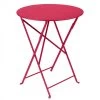 Table De Jardin 2 Personnes FERMOB Bistro Ø 60 Cm - Rose Praline -Faites partie du mobilier de jardin. 024593 table jardin fermob bistro 60 rose praline