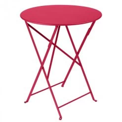 Table De Jardin 2 Personnes FERMOB Bistro Ø 60 Cm - Rose Praline