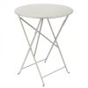 Table De Jardin 2 Personnes FERMOB Bistro Ø 60 Cm - Gris Argile -Faites partie du mobilier de jardin. 0245a5 table jardin fermob bistro 60 gris argile