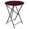 Table De Jardin 2 Personnes FERMOB Bistro Ø 60 Cm - Cerise Noire -Faites partie du mobilier de jardin. 0245b9 table jardin fermob bistro 60cm cerise noire
