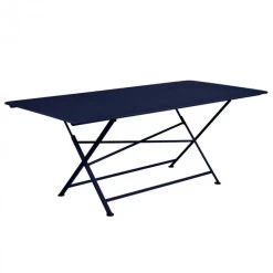 Table De Jardin 10 Personnes FERMOB Cargo 190 X 90 Cm - Bleu Abysse