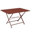 Table De Jardin 6 Personnes FERMOB Cargo 128 X 90 Cm - Ocre Rouge -Faites partie du mobilier de jardin. 024820 table jardin fermob cargo 128 90 cm ocre rouge