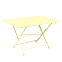Table De Jardin 6 Personnes FERMOB Cargo 128 X 90 Cm - Citron Givré