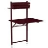 Table De Balcon Pliante FERMOB Bistro - Cerise Noire -Faites partie du mobilier de jardin. 0270b9 table balcon pliante fermob bistro cerise noire