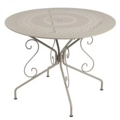 Table De Jardin 4 Personnes FERMOB Montmartre Ø 96 Cm - Muscade