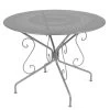 Table De Jardin 4 Personnes FERMOB Montmartre Ø 96 Cm - Gris Orage -Faites partie du mobilier de jardin. 063026 table jardin fermob montmartre 96 cm gris orage