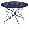 Table De Jardin 4 Personnes FERMOB Montmartre Ø 96 Cm - Bleu Abysse -Faites partie du mobilier de jardin. 063092 table jardin fermob montmartre 96 cm bleu abysse