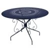 Table De Jardin 8 Personnes FERMOB Montmartre Ø 117 Cm - Bleu Abysse