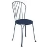 Chaise De Jardin Empilable FERMOB Opéra + - Bleu Abysse -Faites partie du mobilier de jardin. 091192 chaise jardin empilable fermob opera bleu abysse