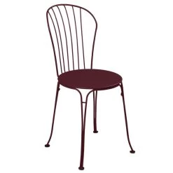 Chaise De Jardin Empilable FERMOB Opéra + - Cerise Noire