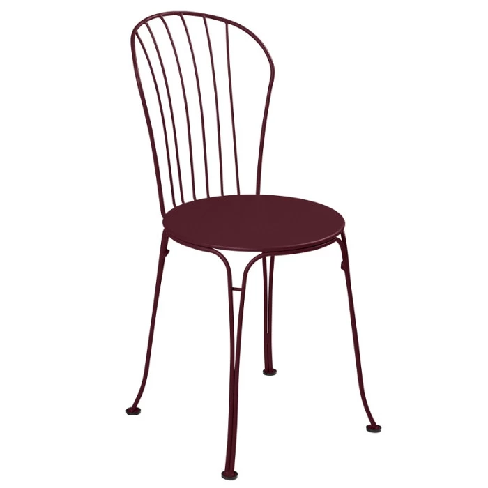 Chaise De Jardin Empilable FERMOB Opéra + - Cerise Noire 3 Chaise De Jardin Empilable FERMOB Opéra + - Cerise Noire
