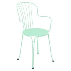 Fauteuil De Jardin Empilable FERMOB Opéra + - Vert Opaline