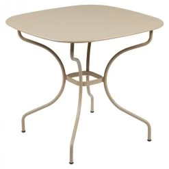Table De Jardin 4 Personnes FERMOB Opéra + 82 X 82 Cm - Muscade