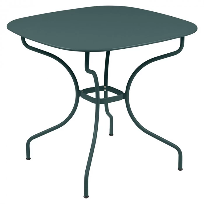 Table De Jardin 4 Personnes FERMOB Opéra + 82 X 82 Cm - Gris Orage 3 Table De Jardin 4 Personnes FERMOB Opéra + 82 X 82 Cm - Gris Orage