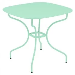 Table De Jardin 4 Personnes FERMOB Opéra + 82 X 82 Cm - Vert Opaline