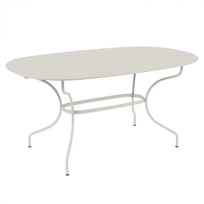 Table De Jardin Ovale 6 Personnes FERMOB Opéra + 160 X 90 Cm - Gris Argile 3 Table De Jardin Ovale 6 Personnes FERMOB Opéra + 160 X 90 Cm - Gris Argile