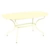 Table De Jardin Ovale 6 Personnes FERMOB Opéra + 160 X 90 Cm - Citron Givré