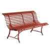 Banc De Jardin FERMOB Louisiane - Ocre Rouge -Faites partie du mobilier de jardin. 100020 banc jardin fermob louisiane ocre rouge