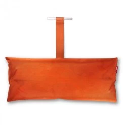 Hamac Fatboy Headdemock Deluxe Cadre Noir + Coussin - Orange -Faites partie du mobilier de jardin. 100661 hamac fatboy headdemock deluxe orange coussin