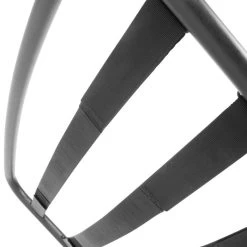 Pack Rocking Chair Rock'n'Roll Noir + Pouf Original Outdoor Océan Fatboy -Faites partie du mobilier de jardin. 103161 rocking chair fatboy rocknroll noir lanieres 1 1