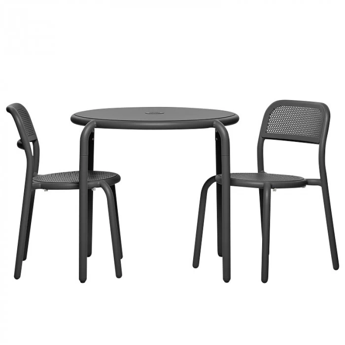 Table De Jardin 2 Personnes Fatboy Toní Bistreau - Anthracite 4 Table De Jardin 2 Personnes Fatboy Toní Bistreau - Anthracite – Image 2