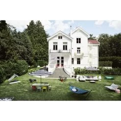 Pouf Gonflable Fatboy Lamzac 3.0 - Vert Jungle -Faites partie du mobilier de jardin. 104021 pouf gonflable fatboy lamzac vert jungle ambiance