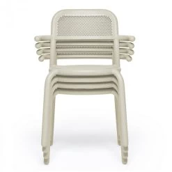 Lot De 2 Fauteuils De Jardin Fatboy Toní Armchair - Desert -Faites partie du mobilier de jardin. 104096 lot 2 fauteuils jardin fatboy toni desert empilable