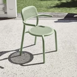 Lot De 2 Fauteuils De Jardin Fatboy Toní Armchair - Vert Brume -Faites partie du mobilier de jardin. 104097 lot 2 fauteuils jardin fatboy toni vert brume jardin
