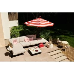 Module Pouf Pour Canapé Fatboy Paletti - Brume -Faites partie du mobilier de jardin. 104429 module pouf canape fatboy paletti brume ambiance