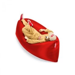 Pouf Gonflable Fatboy Lamzac 3.0 - Rouge -Faites partie du mobilier de jardin. 104497 pouf gonflable fatboy lamzac rouge utilisation