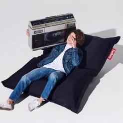 Pouf D'extérieur Fatboy Original Outdoor - Océan Foncé -Faites partie du mobilier de jardin. 104555 pouf exterieur fatboy original outdoor ocean fonce assis