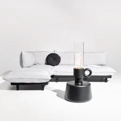 Lampe Fatboy Flamtastique - Anthracite -Faites partie du mobilier de jardin. 104683 lampe huile fatboy flamtastique anthracite ambiance paletti