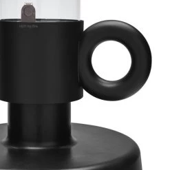 Lampe Fatboy Flamtastique - Anthracite -Faites partie du mobilier de jardin. 104683 lampe huile fatboy flamtastique anthracite poignee
