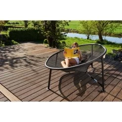 Grand Fauteuil Hamac Fatboy Netorious - Anthracite -Faites partie du mobilier de jardin. 105376 grand fauteuil hamac fatboy netorious anthracite ambiance 2