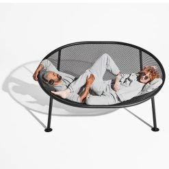 Grand Fauteuil Hamac Fatboy Netorious - Anthracite -Faites partie du mobilier de jardin. 105376 grand fauteuil hamac fatboy netorious anthracite ambiance allonges