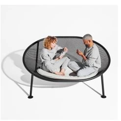 Grand Fauteuil Hamac Fatboy Netorious - Anthracite -Faites partie du mobilier de jardin. 105376 grand fauteuil hamac fatboy netorious anthracite ambiance cartes