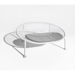 Grand Fauteuil Hamac Fatboy Netorious - Gris Clair -Faites partie du mobilier de jardin. 105817 grand fauteuil hamac fatboy netorious gris clair ambiance coussin 2