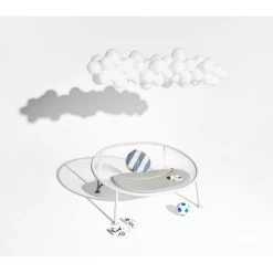 Grand Fauteuil Hamac Fatboy Netorious - Gris Clair -Faites partie du mobilier de jardin. 105817 grand fauteuil hamac fatboy netorious gris clair ambiance nuage