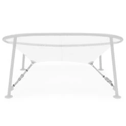 Grand Fauteuil Hamac Fatboy Netorious - Gris Clair -Faites partie du mobilier de jardin. 105817 grand fauteuil hamac fatboy netorious gris clair arriere