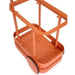 Chariot Desserte Fatboy Jolly Trolley - Tangerine -Faites partie du mobilier de jardin. 105836 chariot desserte fatboy jolly trolley tangerine sans tablette