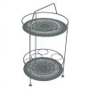 Bar Portatif FERMOB Montmartre - Gris Orage -Faites partie du mobilier de jardin. 106026 bar portatif fermob montmartre gris orage