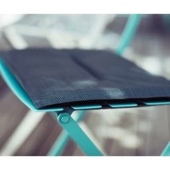 Coussin Galette De Chaise Pour FERMOB Bistro - Carbone -Faites partie du mobilier de jardin. 2776 coussin galette carbone 2 1