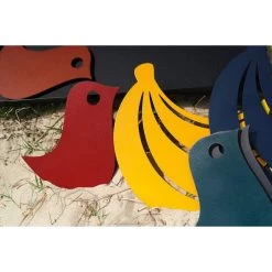 Dessous De Plat FERMOB Oiseaux - Bleu Abysse / Acapulco -Faites partie du mobilier de jardin. 300209 dessous plat fermob oiseaux abysse acapulco ambiance 4