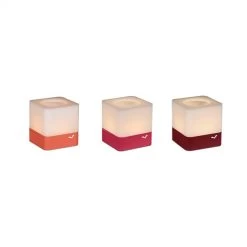 Lot De 3 Photophores FERMOB Cuub - Rouge